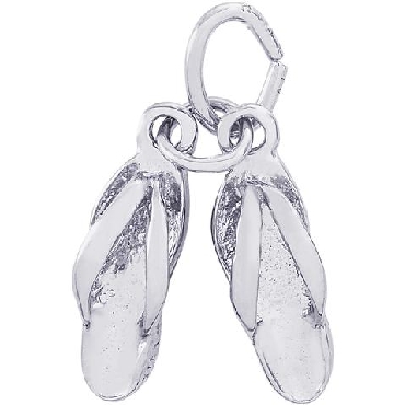 Sandals 2 pieces Sterling Silver Pendant