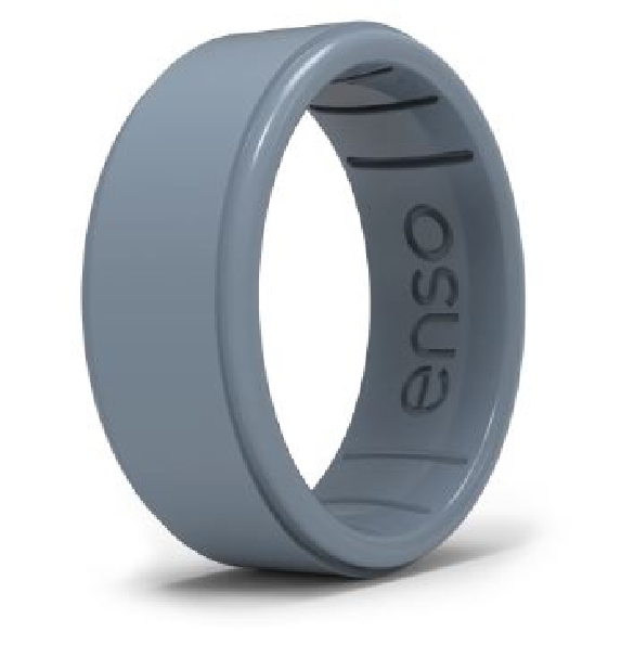 Rise Denim Silicone Ring by Enso Rings - Size 10