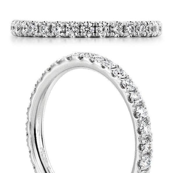 0.39ct Hearts on Fire Diamond VS-SI Clarity; IJ Colour Acclaim 18K White Gold Band