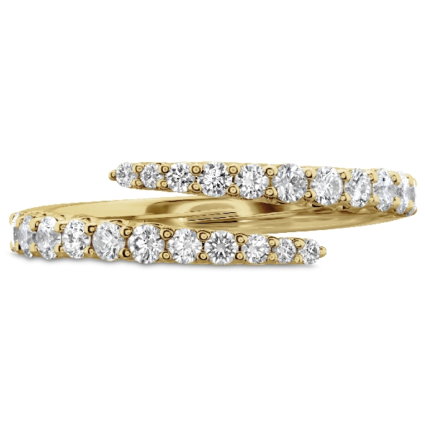 Identity 0.58ctw Diamond SI Clarity; GH Colour 18K Yellow Gold Ring by Memoire