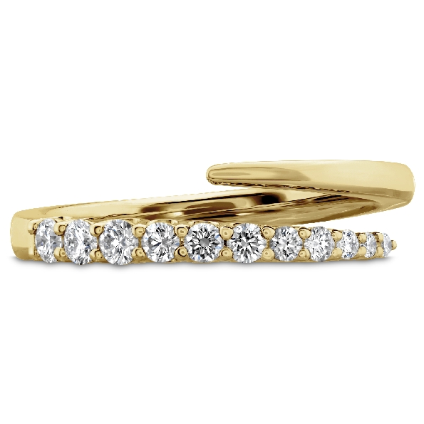 Identity 0.29ctw Diamond SI Clarity; GH Colour 18K Yellow Gold Ring by Memoire