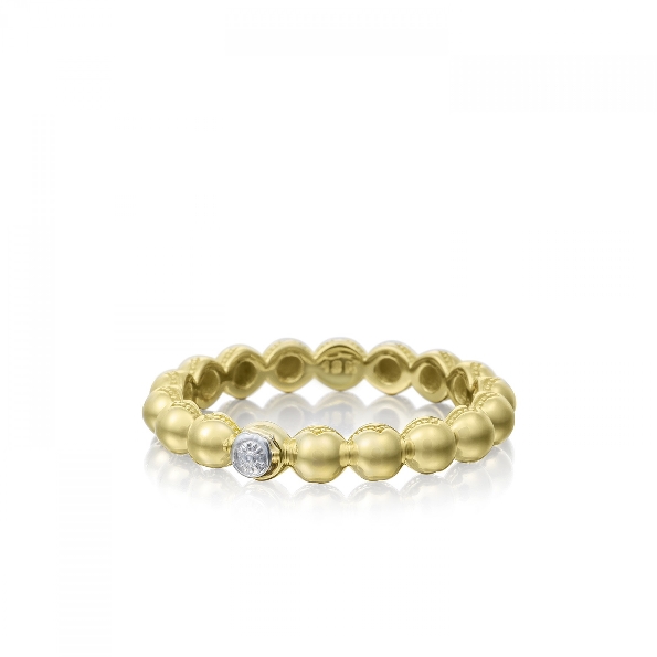 Tacori Sonoma Mist 3mm Beaded 18K Yellow Gold Ring - Size 5 - 50% off - Final Sale