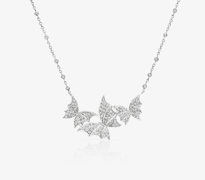 Stephen Webster Fly By Night Necklace 1.29ctw White Diamond VS1 Clarity; GH Colour 18K White Gold - 17 Inch 