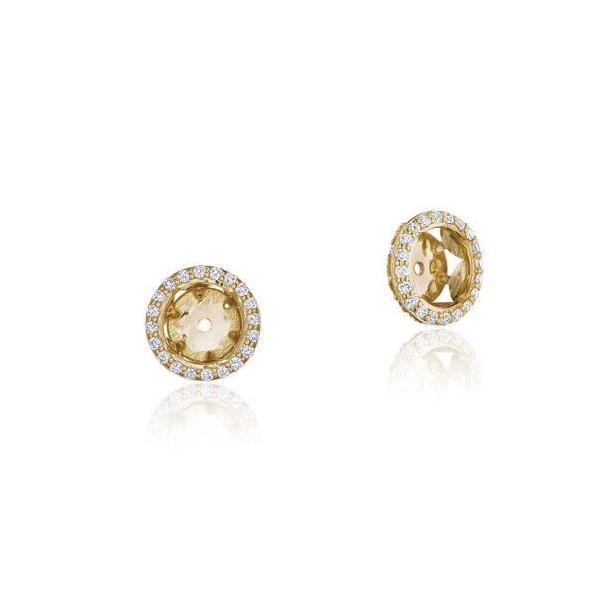 FE 808 RD 5 PK - 0.22ctw Diamond VS Clarity; G Colour Round Halo 18K Rose Gold Earring Jackets by Tacori - Serial No. 2129754